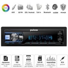 Автомагнітола Pulso-110611:RGB, USB, FM, RCA, LCD-дисплей, 4х50 Вт, керування через Bluetooth