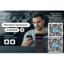 Автомагнітола Pulso-110611:RGB, USB, FM, RCA, LCD-дисплей, 4х50 Вт, керування через Bluetooth