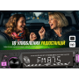 Автомагнітола Pulso-1020111: DSP, великий LCD-дисплей, RGB-підсвітка, USB, FM, RCA, потужність 4?50 Вт, Bluetooth.